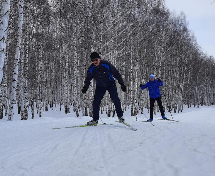 По льду и на лыжне
