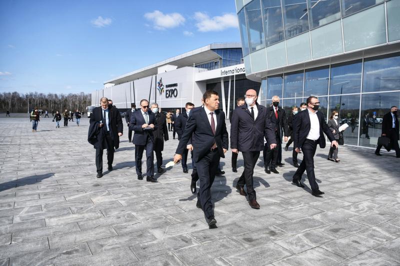 Дмитрий Чернышенко, Олег Матыцин и Евгений Куйвашев обсудили подготовку к Всемирному саммиту «SportAccord» в Екатеринбурге