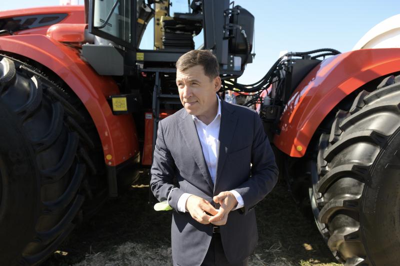 Евгений Куйвашев договорился о расширении сотрудничества с Росагролизингом для обновления парка техники уральских аграриев
