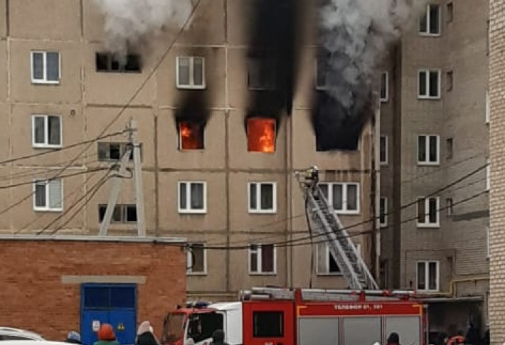 Взрыв газа в Цементном