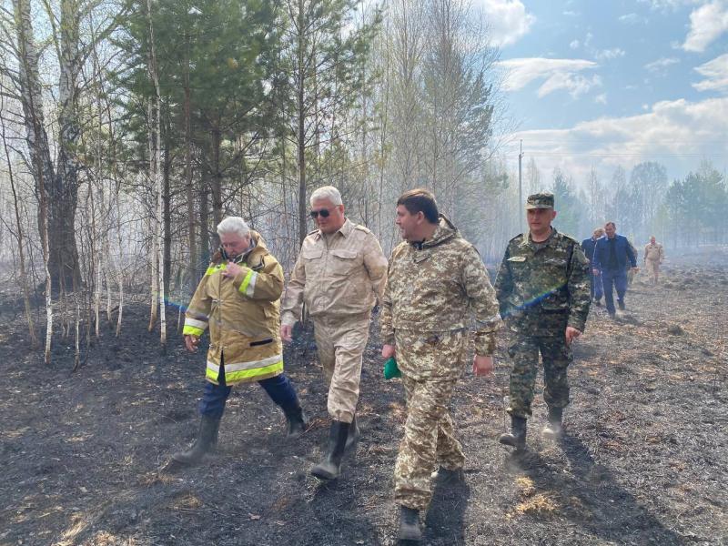 Алексей Шмыков по поручению губернатора провёл выездную чрезвычайную комиссию по пожарам